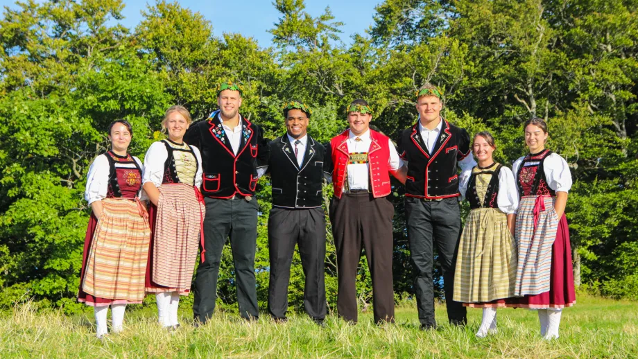 Adrian nach der Kranzvergabe